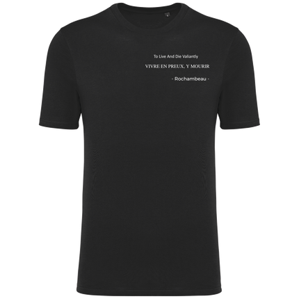 Men's T Shirt - Vivre En Preux, Y Mourir