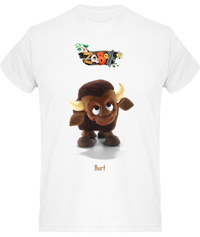 T-shirt Adulte Burt le Bison – Édition Officielle Zoobox