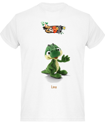 T-shirt Adulte Lina la Crocodile – Édition Officielle Zoobox