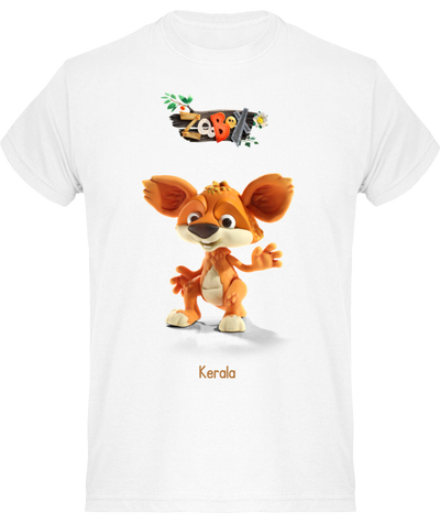 T-shirt Adulte Kerala la Kangourou – Édition Officielle Zoobox