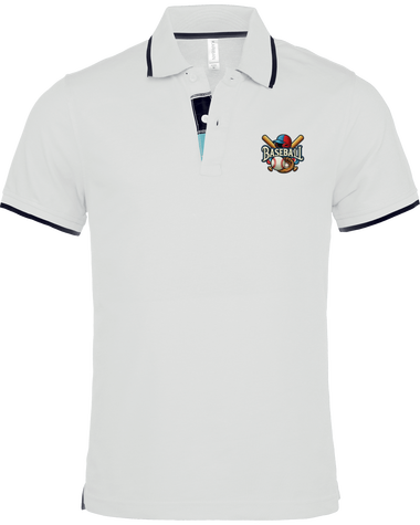 All-Star Spirit : L'essentiel du baseball classique / Polo Homme Col Liseré REDASK