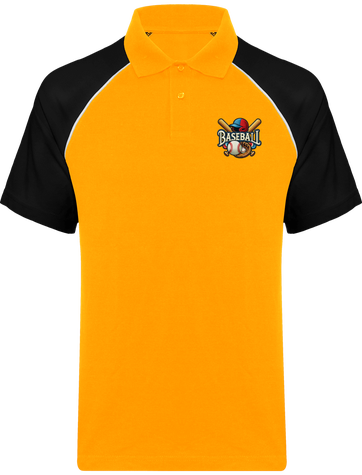 All-Star Spirit : L'essentiel du baseball classique / Polo Baseball Manches contrastés REDASK
