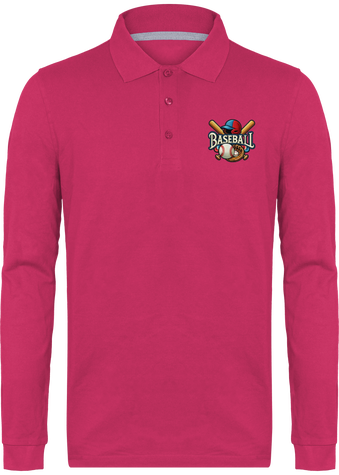 All-Star Diamond Spirit : L'essentiel du baseball classique / Polo Manches Longues Homme 220 gr