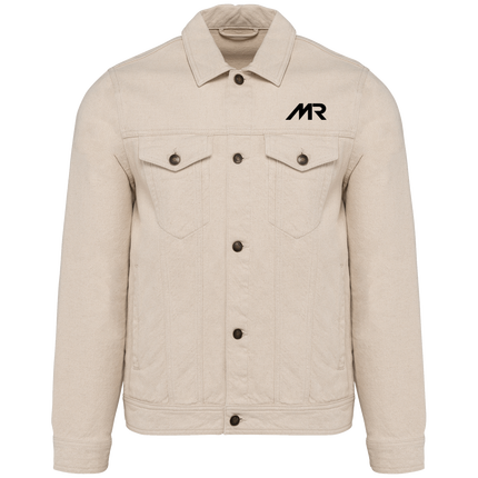 Veste en chanvre brodé