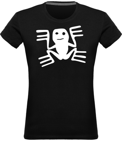 T-shirt - Manches courtes - Femme - Grenouille