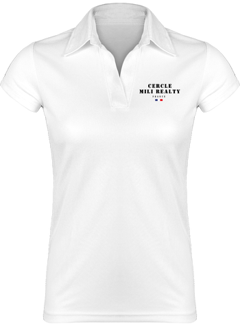 Polo clair femme