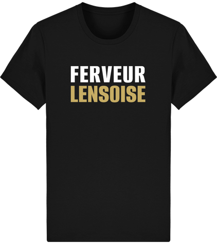 T-shirt Ferveur Lensoise - Design Épuré Sang et Or - Homme