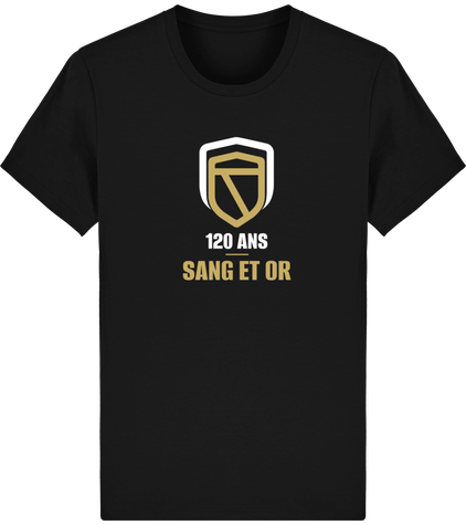 T-shirt Édition Spéciale Sang et Or - Logo Écusson Stylisé - Homme