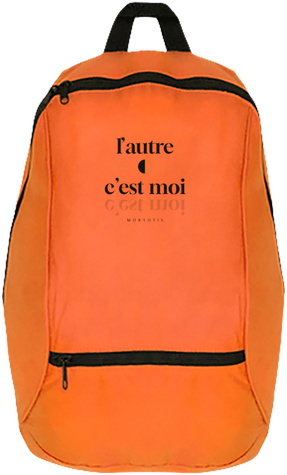 Sac à dos « L'autre c'est moi »  Moryotis