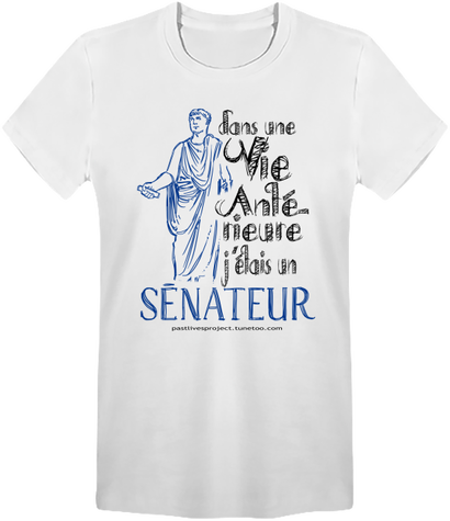 t-shirt homme pastlivesproject sénateur couleur claire (fr)