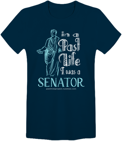 men t-shirt pastlivesproject senator dark color (en)
