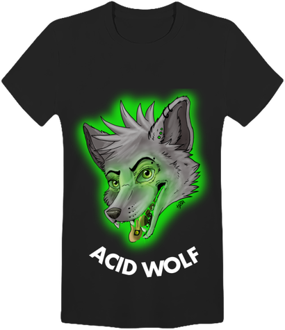T-SHIRT ACID WOLF