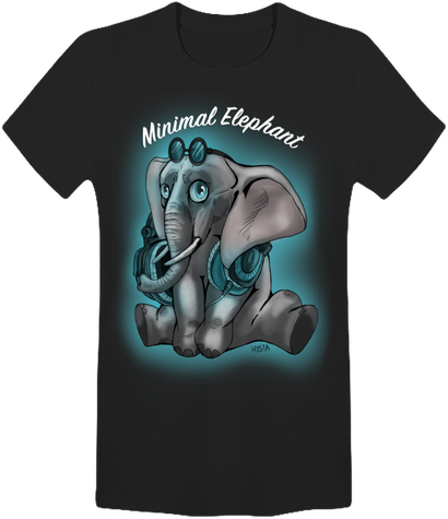 T-SHIRT MINIMAL ELEPHANT
