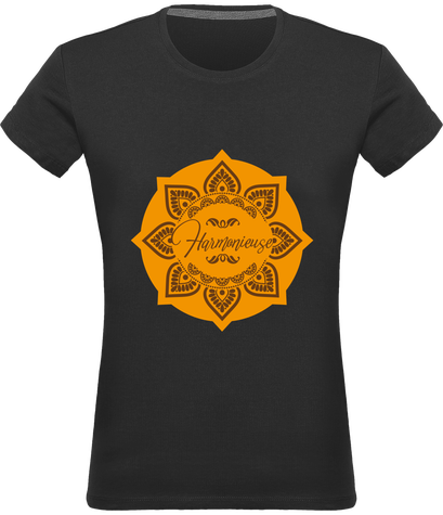 T-SHIRT FEMME SERIE MANDALA « HARMONIEUSE »