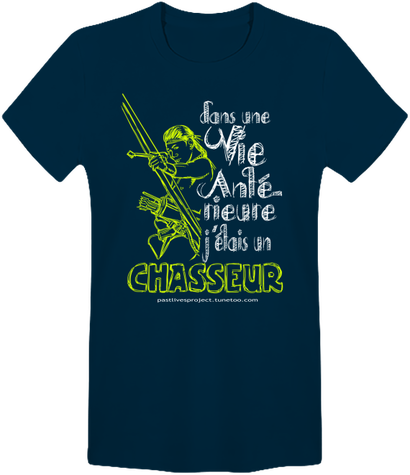 t-shirt homme pastlivesproject chasseur couleur sombre (fr)