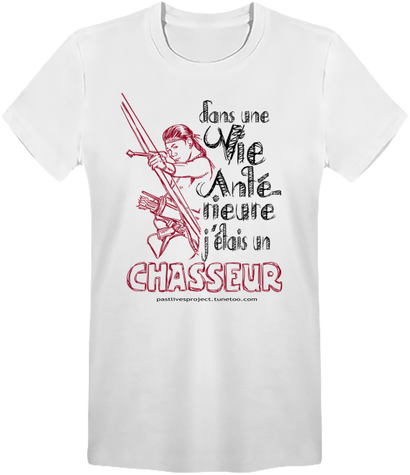 t-shirt homme pastlivesproject chasseur couleur claire (fr)