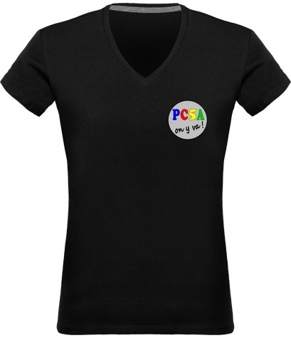 T-shirt Femme col V