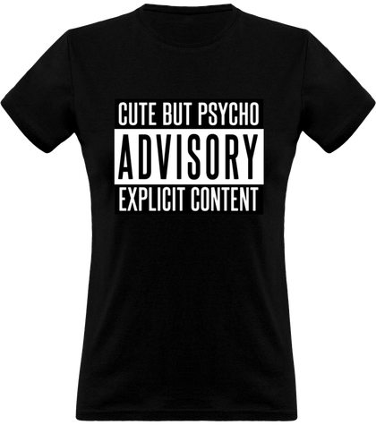  T SHIRT FEMME PSYCHO