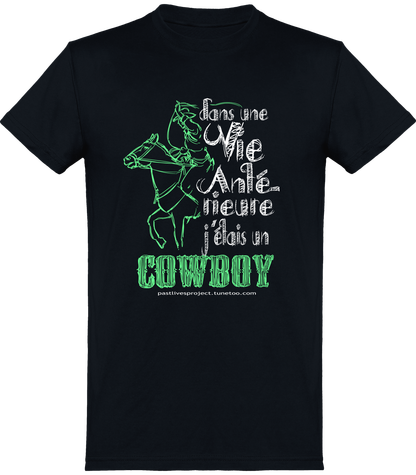 t-shirt homme pastlivesproject cowboy couleur sombre (fr)