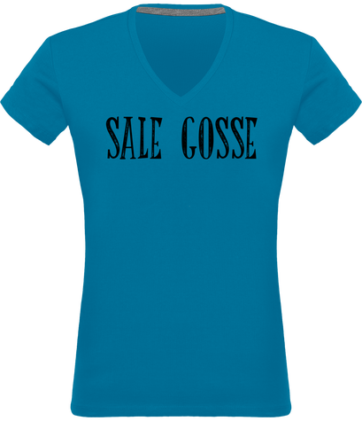 T-Shirt Femme Col V 