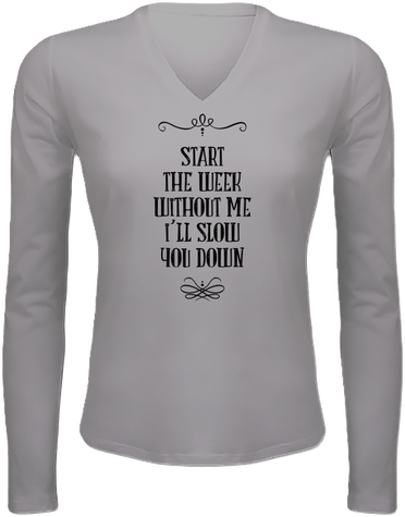 Sweat Femme Col V 