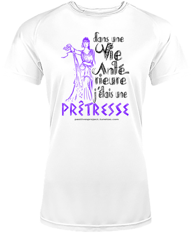 t-shirt femme pastlivesproject prêtresse couleur claire (fr)