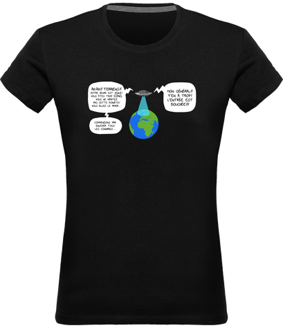 T-Shirt Femme Invasion Extraterrestre