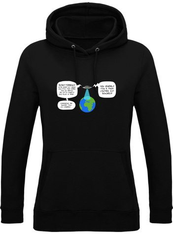 Sweat Capuche Femme Invasion Extraterrestre