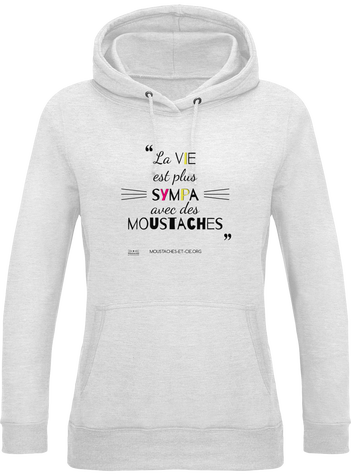 Sweat à Capuche Femme  Poche kangourou.