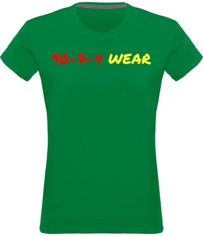T-shirt femme vert 
