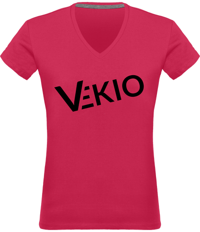 T-shirt col V (VEKIO noir)
