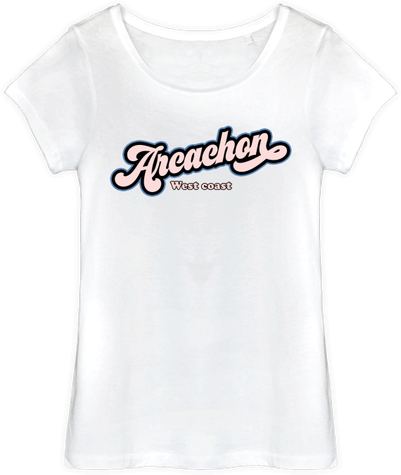 Tee-shirt Arcachon femme motif seventies