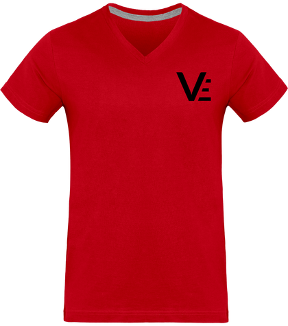 T-shirt col V 180g (VE noir)