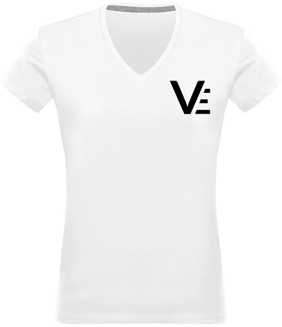 T-shirt col V (VE noir) 