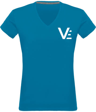 T-shirt col V (VE blanc) 
