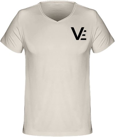 T-shirt Col V 120g Stanley (VE noir) 