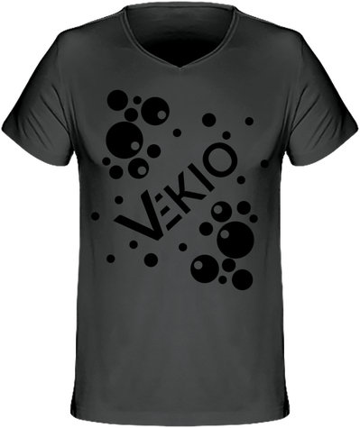 T-shirt Col V 120g Stanley (VEKIO bulles)