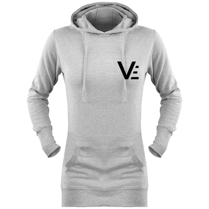 Sweat long capuche (VE noir)