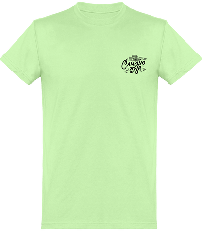 T-shirt homme Destination Camping-car pastel