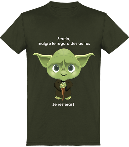 T-shirt Basic Yoda serein