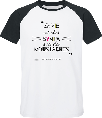 T-shirt Bicolore Base Ball