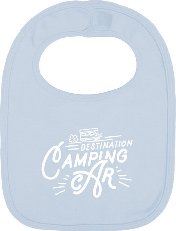 Bavoir bébé destination camping-car