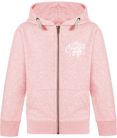 Sweat à Capuche Zippé Enfant Destination Camping-Car