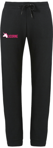 Pantalon jogging femme Licorne