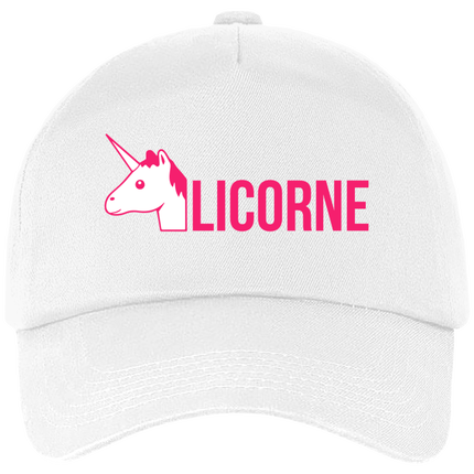Casquette licorne 