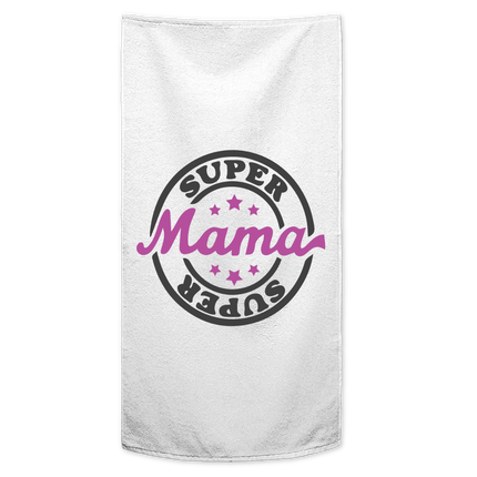 Serviette de plage Super Maman