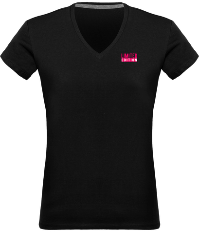 Tee-shirt col V femme Limited Edition