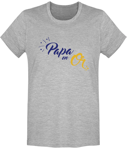 Tee-shirt homme Papa en Or