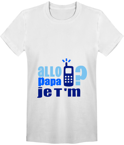 Tee-shirt homme Papa je t'aime