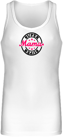 Débardeur femme Super Maman 